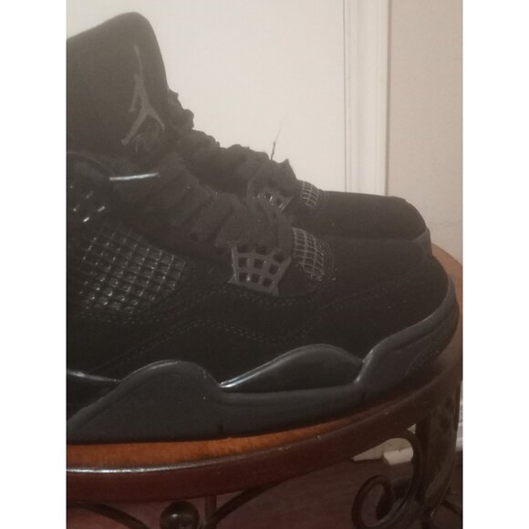 Size 8.5 - Air Jordan Retro 4 Mid 2020 Black Cat Sneakers CU1110-010 - Picture 5 of 12